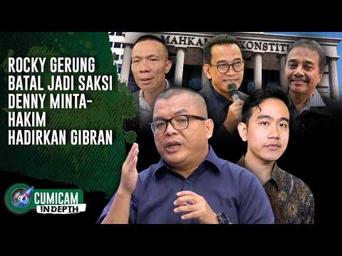 Denny Indrayana Minta Majelis Hakim MK Hadirkan Gibran, Kesaksian Para Saksi Mengejutkan! | INDEPTH