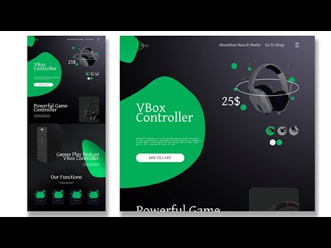 Cara Desain Website Dengan Photoshop CC 2020 - Stylish Gaming Accessories Web