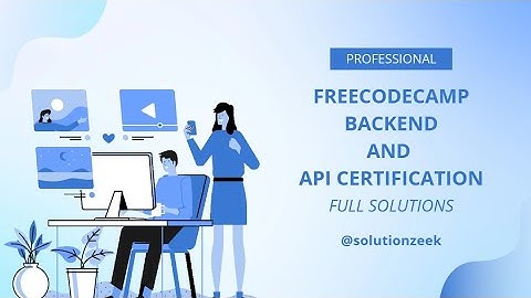 FreeCodeCamp Backend Development API NPM Module Solution Part-1/2