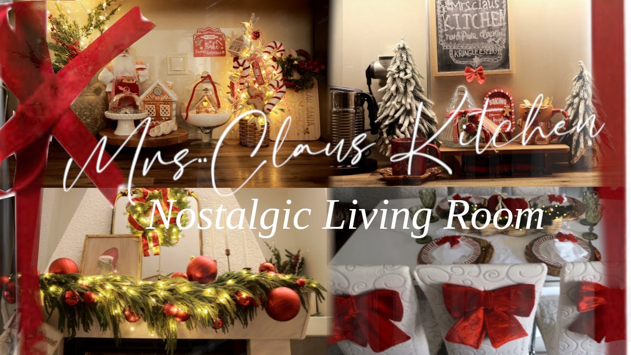 MRS.CLAUS ΚΟΥΖΙΝΑ ΚΑΙ ΝΟΣΤΑΛΓΙΚΗ ΧΡΙΣΤΟΥΓΕΝΝΙΑΤΙΚΗ ΔΙΑΚΟΣΜΗΣΗ ΣΑΛΟΝΙΟΥ🎄ΤΡΑΠΕΖΑΡΙΑΣ από JUMBO,SINSAY