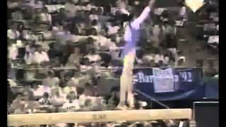 Balance Beam Ring Jump Gymnastics Video