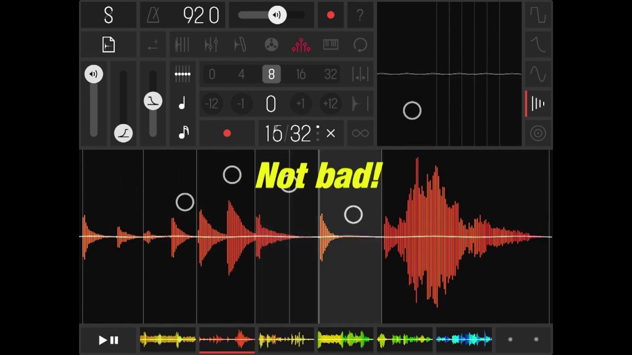 Changing Play Mode of Recorded Gestures in Samplr (iOS)