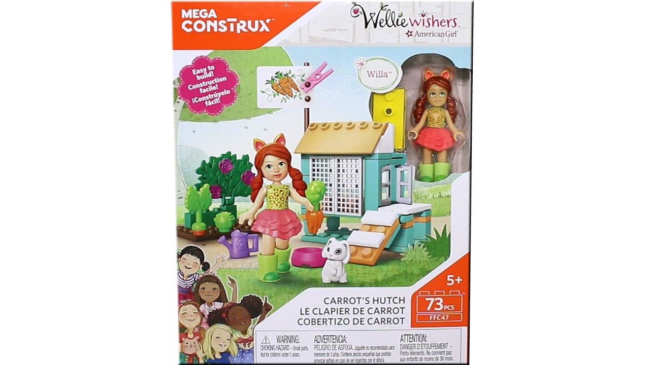 MEGA Construx Welliewishers Willa Mini Figure Toy Wellie Wishers 10 Pcs for sale online
