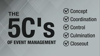 Unlock Event Success with The 5 C's of Event Management