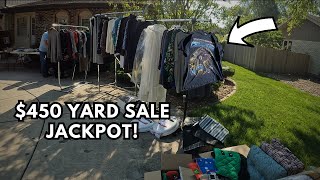 THIS INSANE GARAGE SALE JACKPOT ONLY COST ME $1...