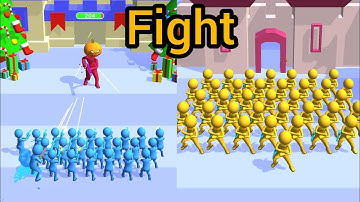 Gun Clash 3D Battle Friends Level 36-37 Gameplay(Android iOS)