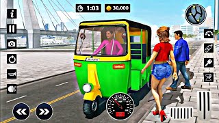 TUK TUK AUTO RICKSHAW GAME | CAREER MODE | ANDROID GAMEPLAY FHD screenshot 3