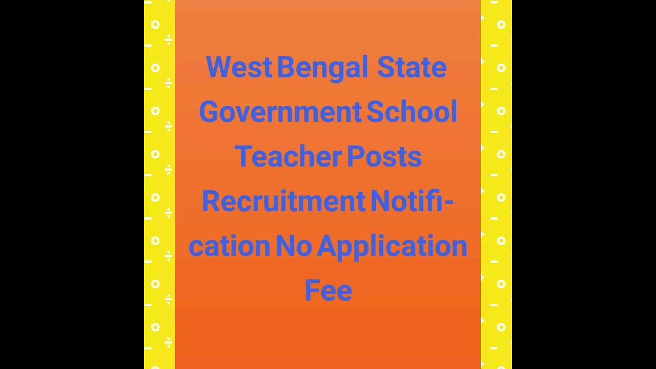 government-school-recruitment-no-application-fee-youtube
