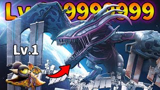 全てを破壊する巨大宇宙ドラゴン降臨。ドラゴンを最強最大サイズまで育てるゲームやってみた Part4  | スマホゲーム hungry dragon ハングリードラゴン screenshot 5
