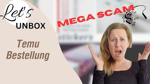 Unboxing Temu Scam das habe ich NICHT bestellt