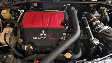 Evo X Upper Intercooler Pipe Install (1 piece)