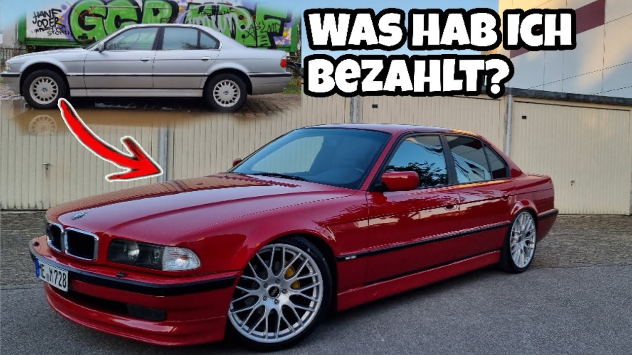 Mein 728 E38 Imolarot | Die komplette Umbaustory | Kostencheck | Hinterhofjargon