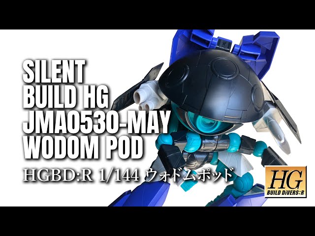 ASMR Build Review : HGBD:R 1/144 Wodom Pod (ガンプラ) ウォドムポッド | english sub