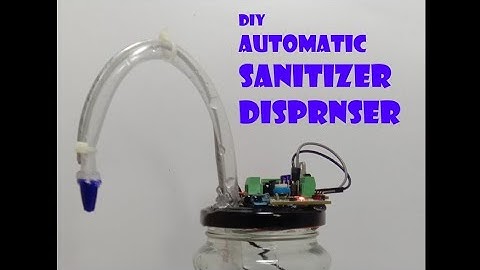 How to make DIY Automatic Sanitizer Dispenser without using arduino