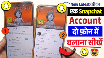 ek snapchat account do phone mein kaise chalaye | 1 snapchat account 2 mobile me kaise chalaye