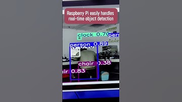 Raspberry Pi easily handles real-time object detection. #raspberrypi #yolov