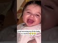 Good morning my little baby so excited😂#cute #babygirl #cutebaby