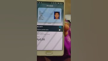 Fitur NFC untuk cek dan isi ulang e-toll / e-money, dicoba untuk e-KTP