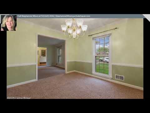 3800 Bigelow Dr, Jeffersontown, KY home video tour