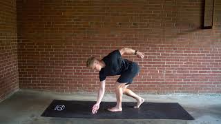 Split Stance Reach with Rotation