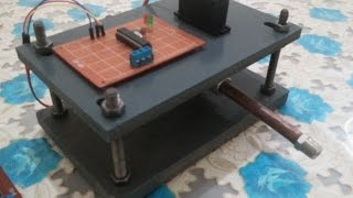 homemade controled valve using ATMEGA328P and a servomotor