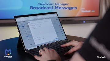 ViewSonic Manager: Broadcast Messages