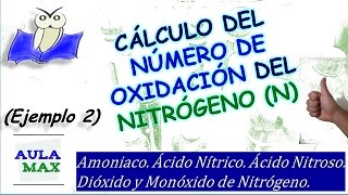 Número de Oxidación del Nitrógeno (Ejemplo 2)