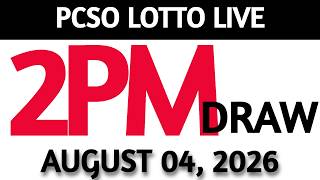 Lotto Result Today 2pm Draw August 04, 2026 Swertres Ez2  PCSO LIVE