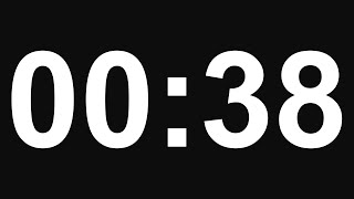 38 Second Timer - No Alarm - 8K