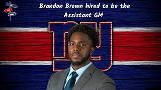 New York Giants hire Brandon Brown to be Assistant GM I DC Updates I Jim Schwartz | Sean Desai