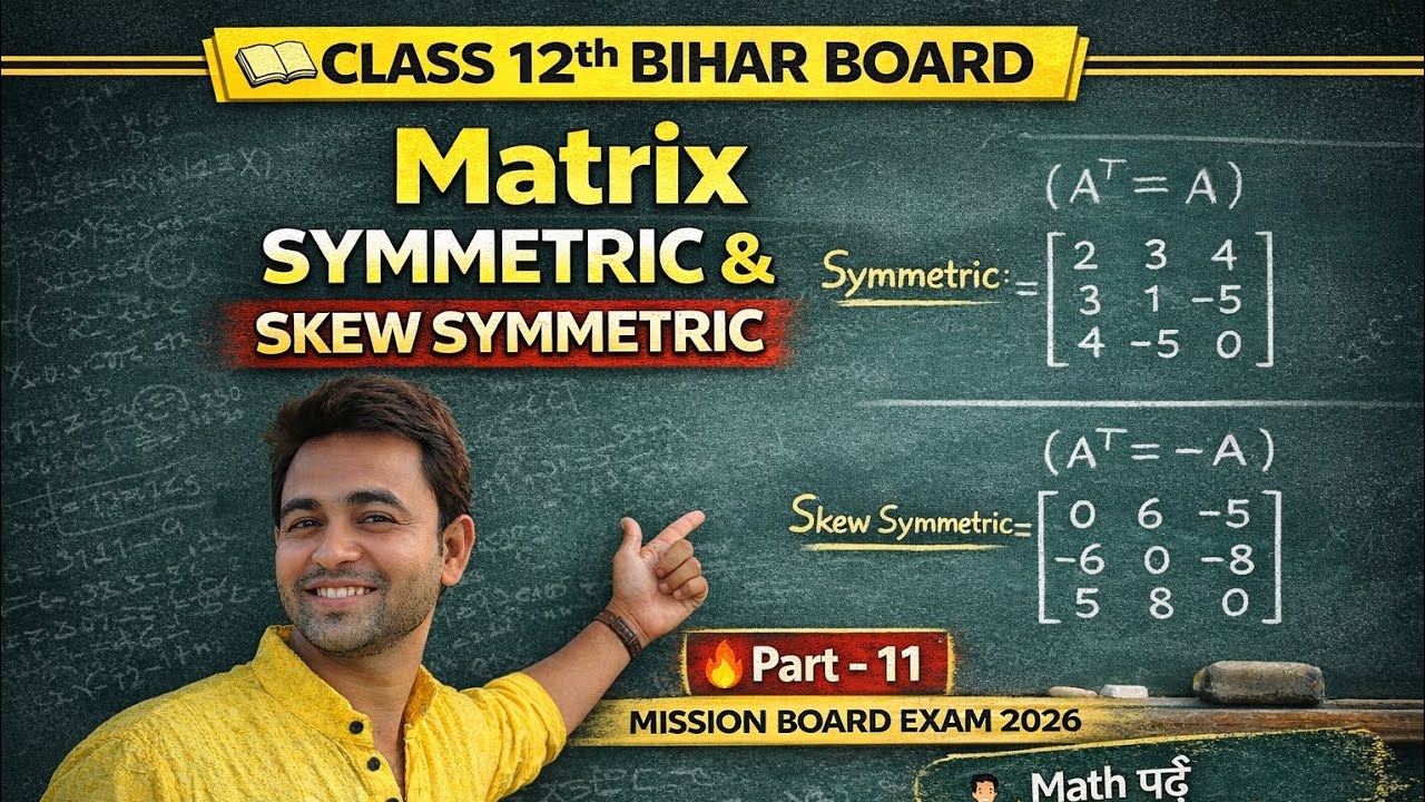 Class 12th math chapter matrix part 10 - YouTube