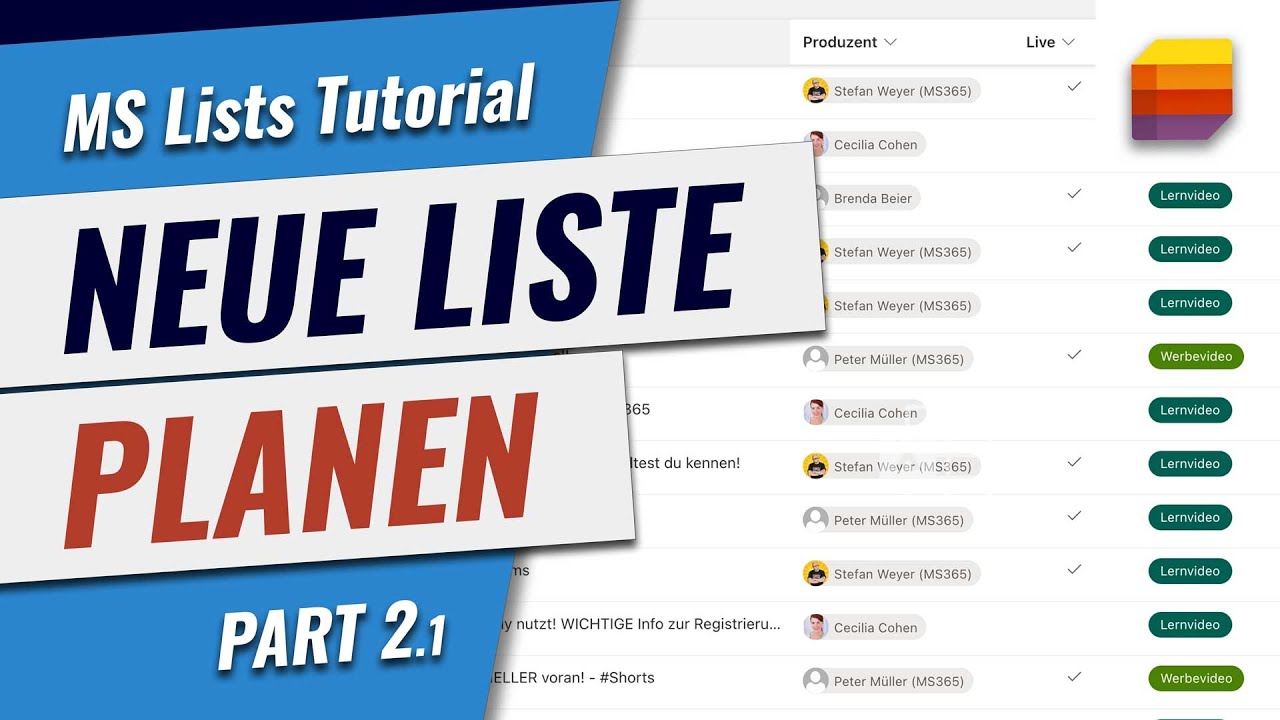 Wo kann ich Listen anlegen? - Microsoft Lists Tutorial - YouTube