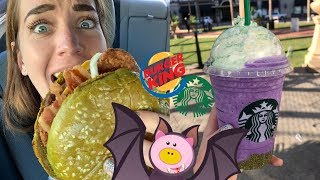 Thumbnail image for COMIDA de HALLOWEEN en STARBUCKS y BURGER KING | GLADYS SEARA