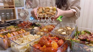 ENG) Living alone Vlog  10 easy side dishes to make Korean food, cuisine