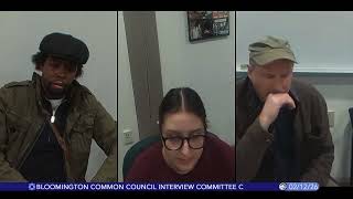Bloomington Common Council Interview Committee C, February 12, 2026