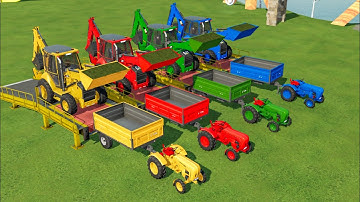 COLOURS OF LOADER ! CAT BACKHOE LOADER IN FS 22 | FARMING SIMULATOR 22