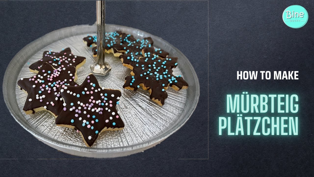 Süße Mürbteigplätzchen nach Mama´s Rezept 🤗 Einfache und leckere Weihnachtsplätzchen