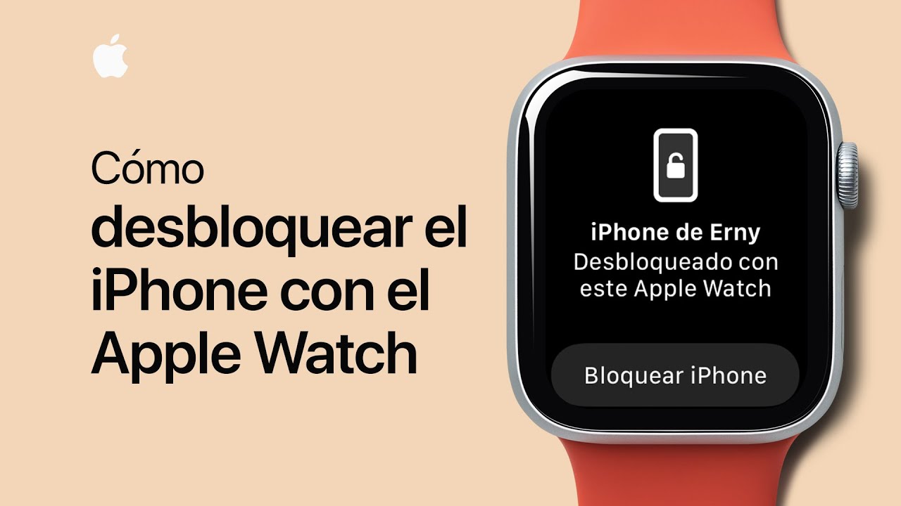 Cómo desbloquear el iPhone con el Apple Watch | Soporte técnico de Apple -  YouTube