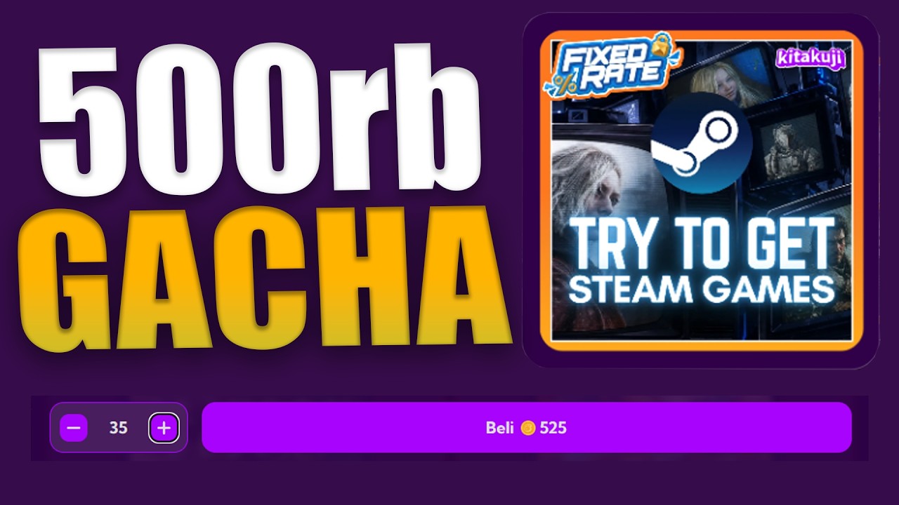 Aku HABISKAN 500rb untuk GACHA Game di KITAKUJI