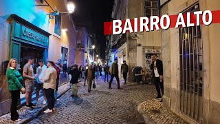 Night Walk 🌖 Lisbon's Partying District 🇵🇹 Bairro Alto 🎉