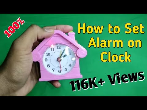 How to Set Alarm in Alarm Clock | Alarm Clock Me Alarm Kaise Lagaye | Table Clock Alarm