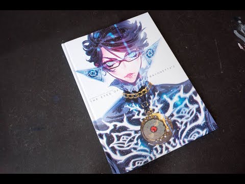 Eyes of Bayonetta 2 (book flip) - YouTube
