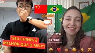 Brasileira SURPREENDE CHINESES ao falar MANDARIM FLUENTE no Omegle #3