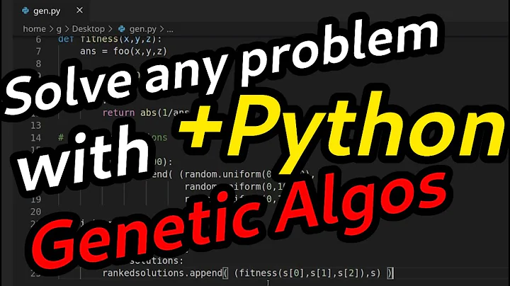 Genetic Algorithm In Python Super Basic Example