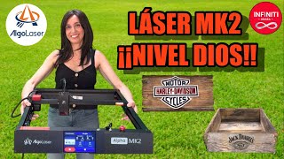 LÁSER MK2 DE 20W EN ACCIÓN ¡¡¡NO ME LO ESPERABA!!!