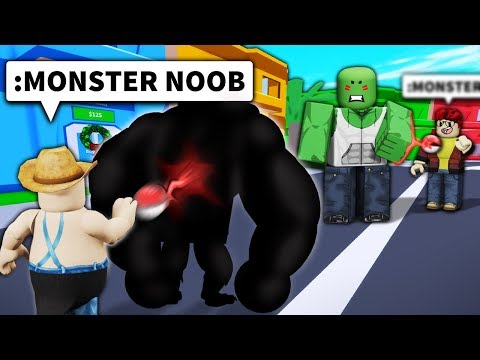 We Used Our Roblox Admin To Make Noobs Fight Youtube - noob monster model roblox