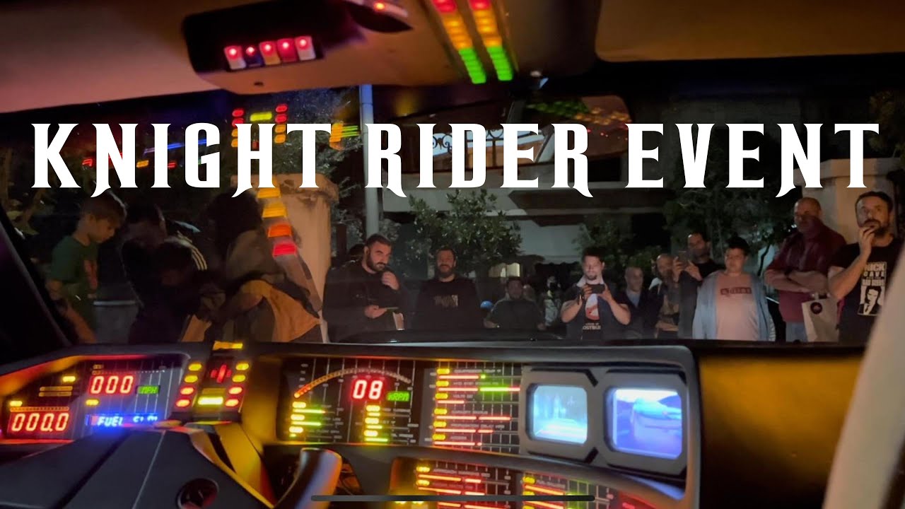 H ΠΑΡΑΚΑΜΕΡΑ ΤΟΥ KNIGHT RIDER EVENT ΣΤΟ K n K / H ΒΟΛΤΑ ΜΕ ΤΟΝ ΤΥΧΕΡΟ