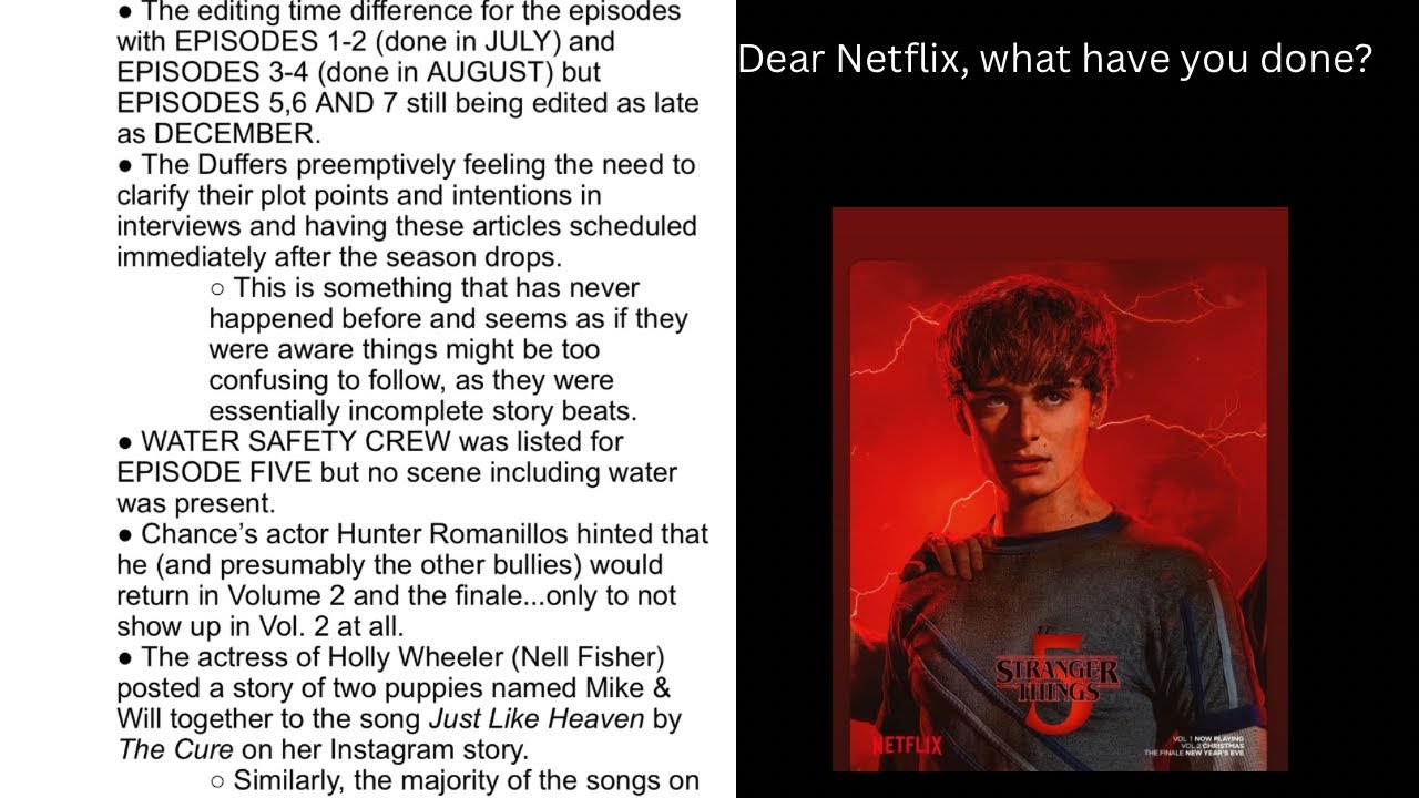 Is Netflix DESTROYING Stranger Things? (Possible censorship, alleged cut scenes, alleged plot holes)