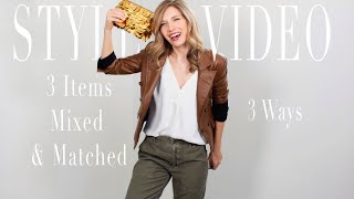 3 Items Styled Multiple Ways Glossy Philosophy