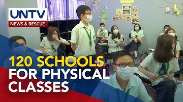 DepEd eyes 120 public and private schools for pilot face-to-face classes